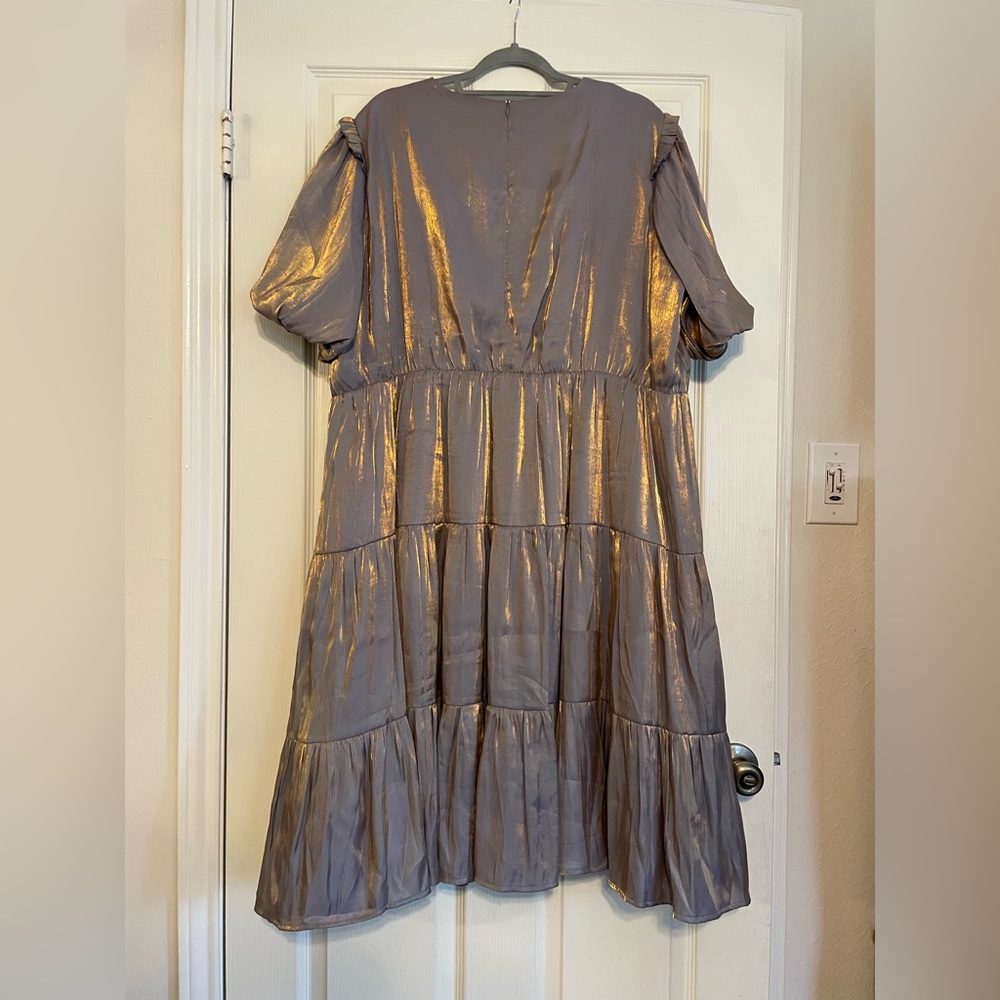 Elegant Metallic Dress - Picture 4 of 5